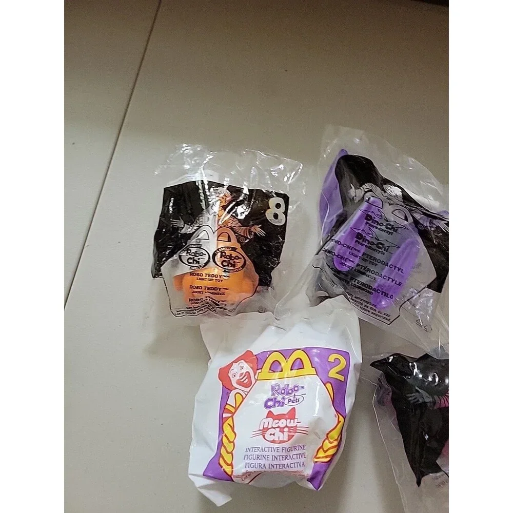 McDonald’s‎ Happy Meal Sega Robo Chi pet  Poo Dino meow Teddy mixed lot